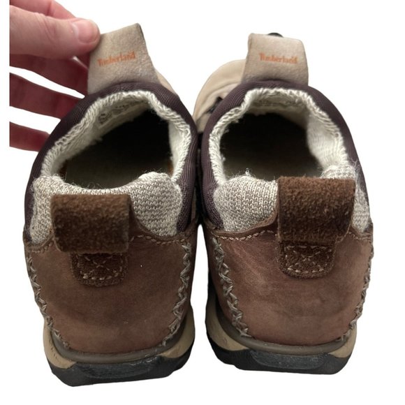 Timberland Smartwool Women's Power Lounger Tan Suede Leather Slip On Shoes 6M - Picture 4 of 10